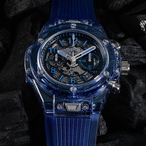 translucent hublot transparent watch|More.